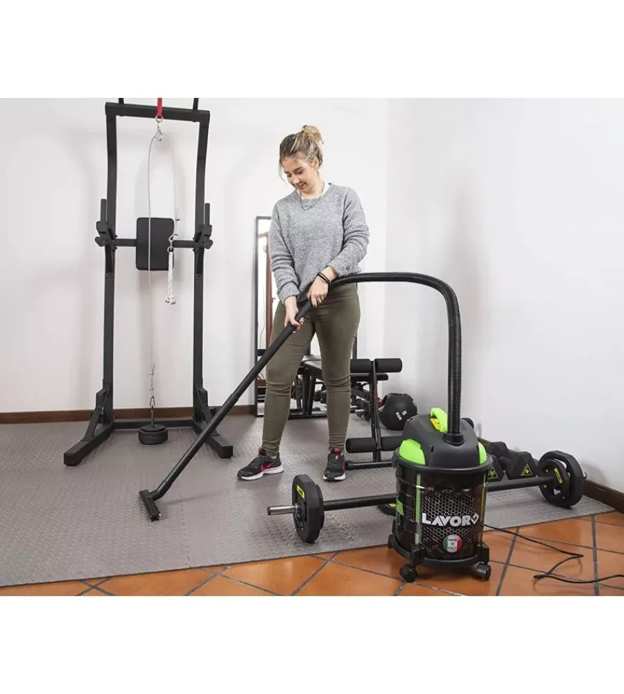 Aspiratori-Lavorwash Aspiratore solidi e liquidi elettrico lavor "rudy 1200s" 1200w 20 lt 35 l/s