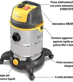 Outlet Aspiratore solidi liquidi elettrico 