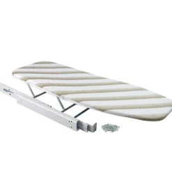 Discount Asse da stiro estraibile ed integrata 945 mm acciaio bianco - . Accessori Lavanderia