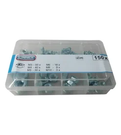 Sistemi Di Fissaggio- Assortimento dadi 150 pz.