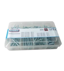 Sistemi Di Fissaggio- Assortimento viti universali 175 pz.