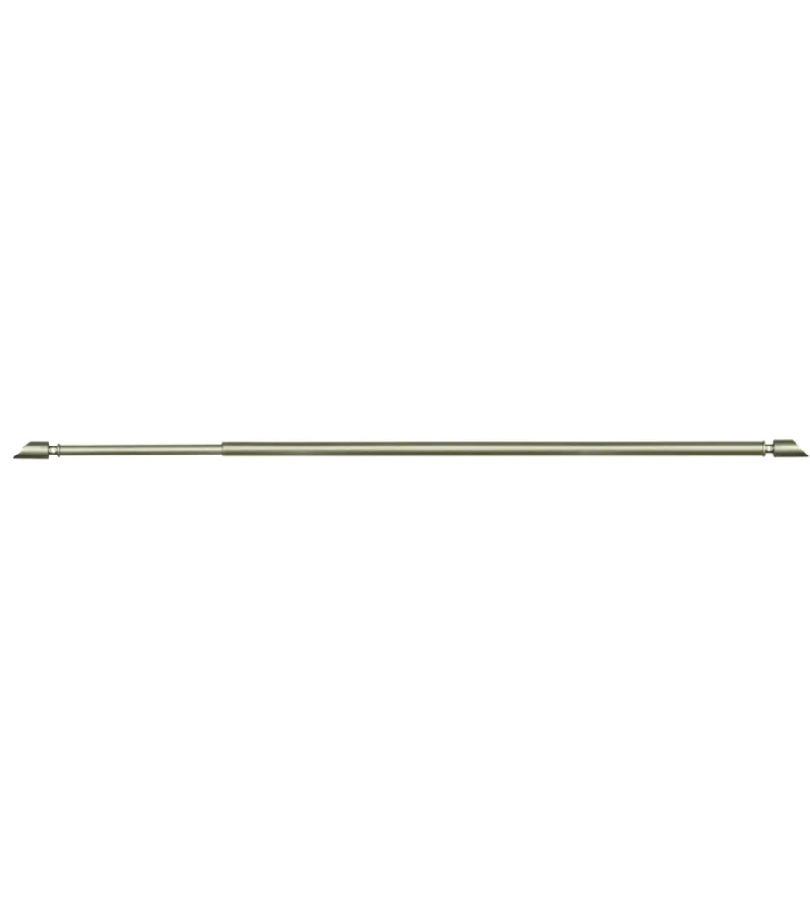 Tessile D'Arredo- Astina per tendine alluminio nichel terminale a tronchetto estensibile da 30 a 40 cm