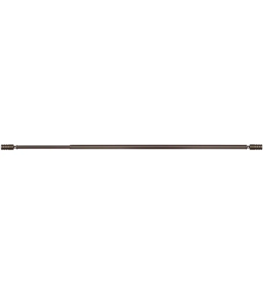 Tessile D'Arredo- Astina per tendine alluminio bronzo terminale a cilindro estensibile da 40 a 60 cm