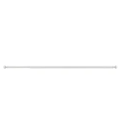 Discount Astina per tendine alluminio bianca terminale a palla estensibile da 30 a 40 cm Tessile D'Arredo