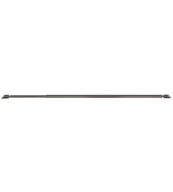 Tessile D'Arredo|Astina per tendine alluminio bronzo terminale a tronchetto estensibile da 60 a 80 cm
