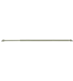 Tessile D'Arredo|Astina per tendine alluminio nichel  terminale a tronchetto estensibile da 60 a 80 cm