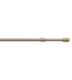 Tessile D'Arredo|Astina per tendine tonda colore ottone regolabile estensibile da 30 a 50 cm