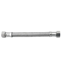 Attacchi Vari-Idro-Bric Attacco flessibile flex normale - 3/8m-3/8f da 30 cm.
