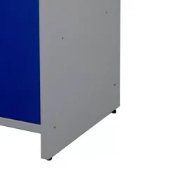Officina E Garage- Banco da lavoro con ripiani e anta, 120x60x84 cm