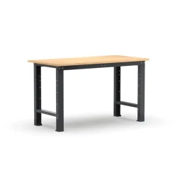 Clearance Banco da lavoro garage fisso fami "linea 391" in legno di faggio e lamiera grigio antracite 150x75x87,7 cm Officina E Garage