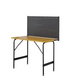 Officina E Garage-Valex Banco da lavoro richiudibile con pannello - 117x60x145 cm