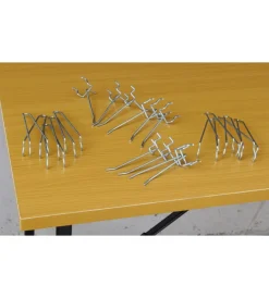 Officina E Garage-Valex Banco da lavoro richiudibile con pannello - 117x60x145 cm