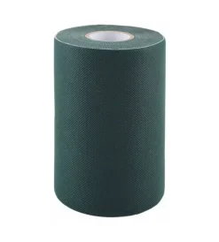 Erba Sintetica- Banda di guarnizione adesiva per prato sintetico in poliestere verde 15x500 cm