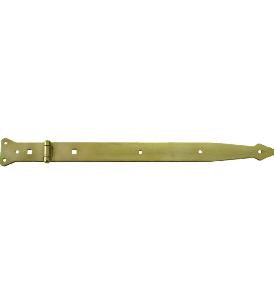 Sistemi Di Fissaggio- Bandella a cerniera, leggera 250 x 35 x 2,5 mm. - zincato giallo