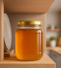 Conservazione Alimenti|Barattolo in vetro per miele 500 gr
