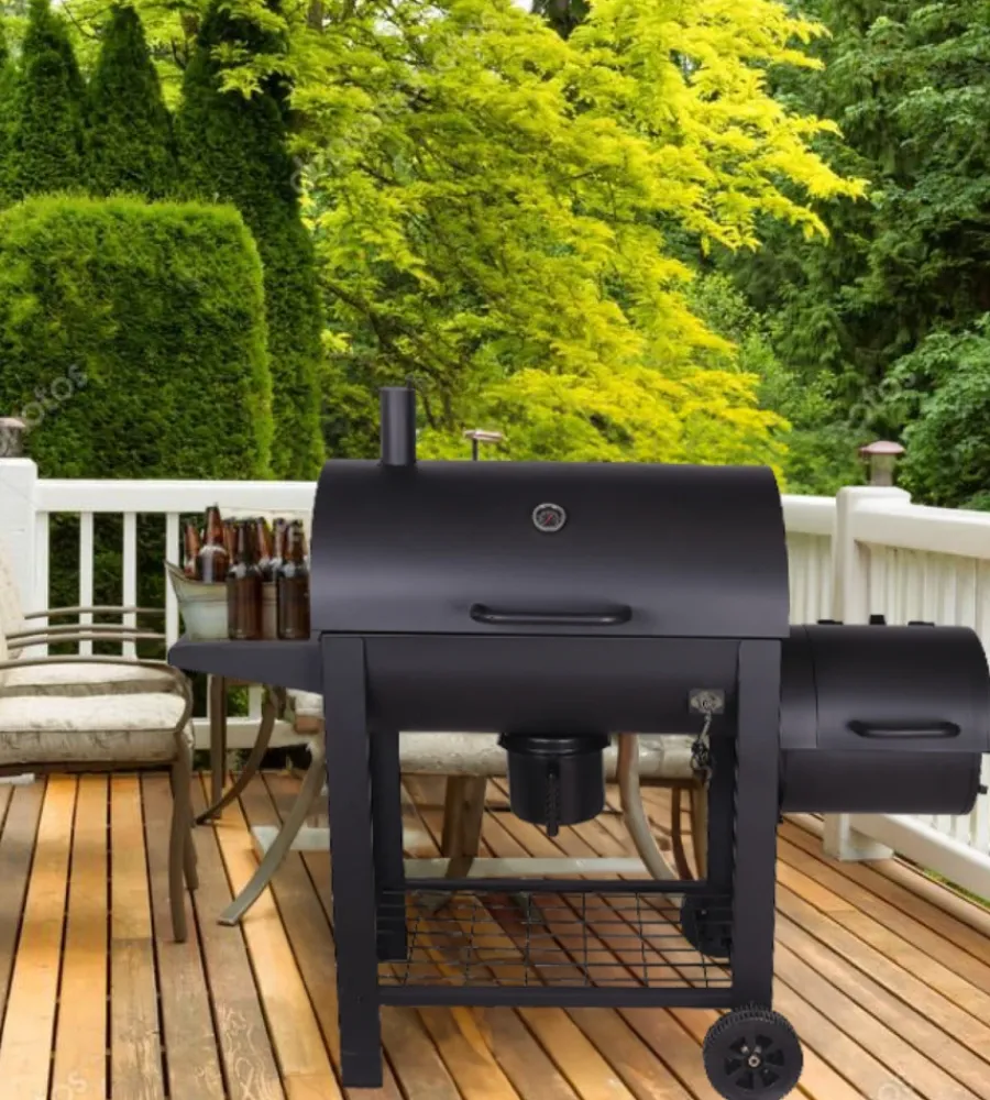 Arnold Barbecue|Barbecue a carbone "colorado" con affumicatore 66x42 cm
