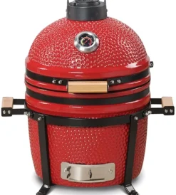 New Barbecue a carbone "minimo 15" in ceramica rosso 46x46x65 cm Barbecue