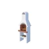Barbecue-Linea VZ Barbecue a carbonella in cemento "minorca", 65x49x182 cm -