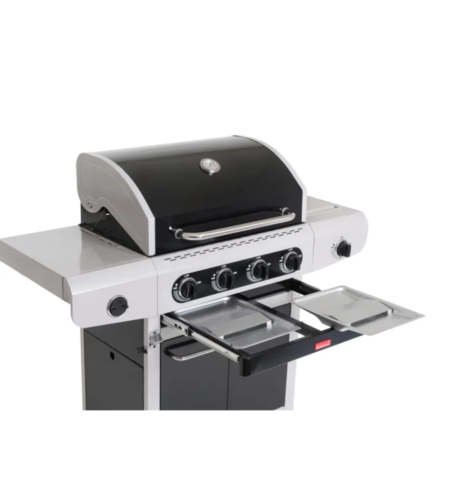 Barbecook Barbecue|Barbecue a gas "siesta 412" con fornello laterale 4 bruciatori
