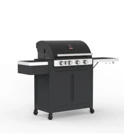 Barbecook Barbecue|Barbecue a gas "stella" con bruciatore laterale a infrarossi e telo di copertura in omaggio 5 bruciatori