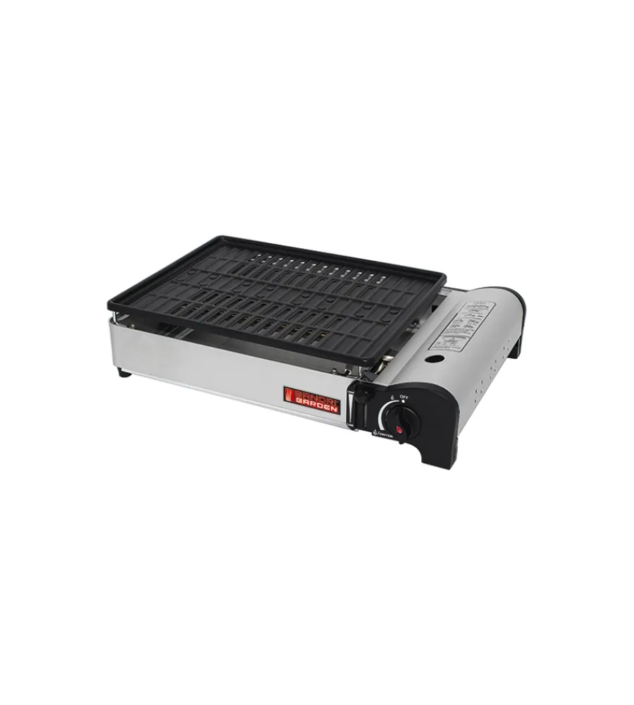 Campeggio-Sandrigarden Barbecue a gas portatile tasmania 45x33x10 cm -