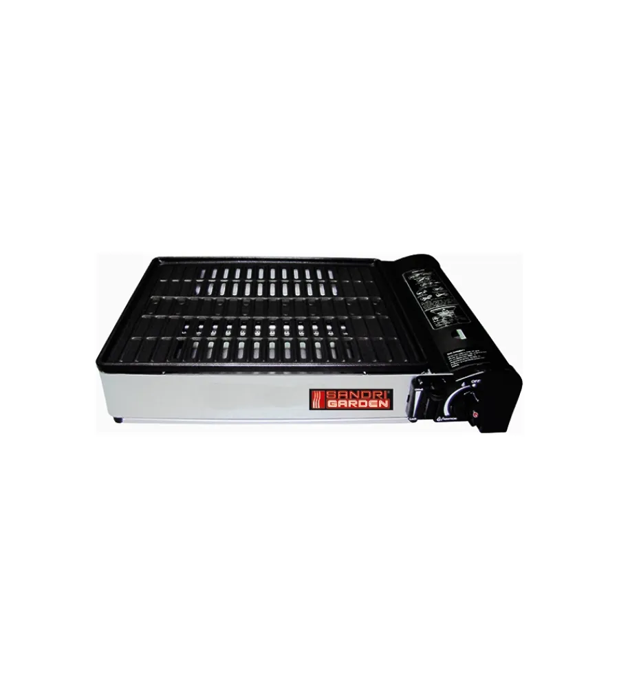 Campeggio-Sandrigarden Barbecue a gas portatile tasmania 45x33x10 cm -