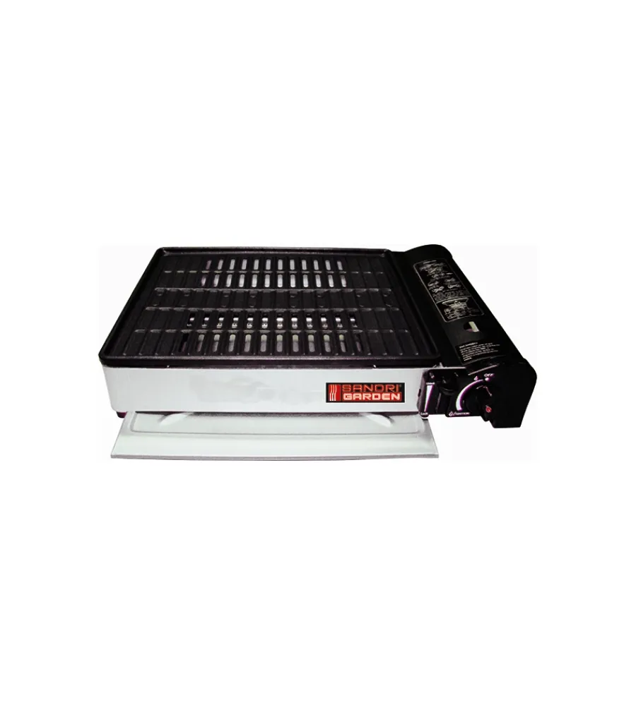 Campeggio-Sandrigarden Barbecue a gas portatile tasmania 45x33x10 cm -