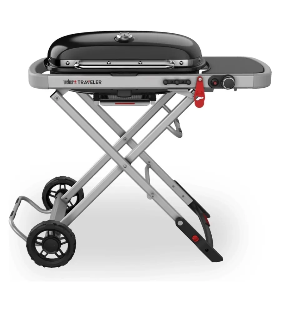 Sale Barbecue a gas portatile "traveler" con griglia 63,5x34,3 cm Barbecue