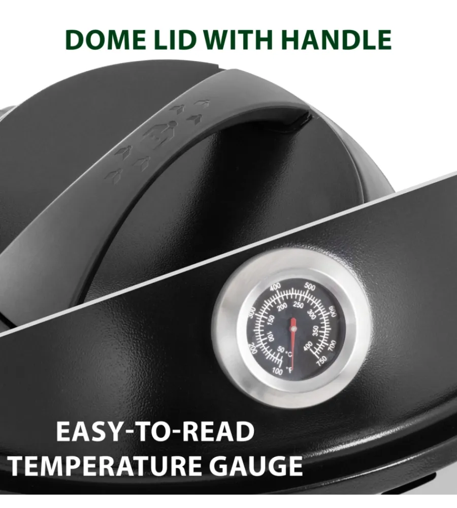 Brunner Barbecue|Barbecue a gas portatile "devil bbqruiser ht 30" con griglia reversibile ø47 cm