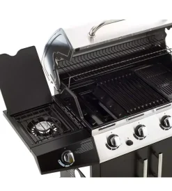 Sochef Barbecue|Barbecue a gas "golosone 3" con cottura a pietra lavica o australiana 3 bruciatori - cod. g45129