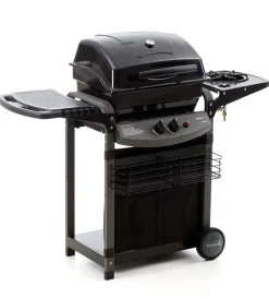 Barbecue-Sochef Barbecue a gas "piu saporillo" con cottura a pietra lavica 2 bruciatori - cod. g20513