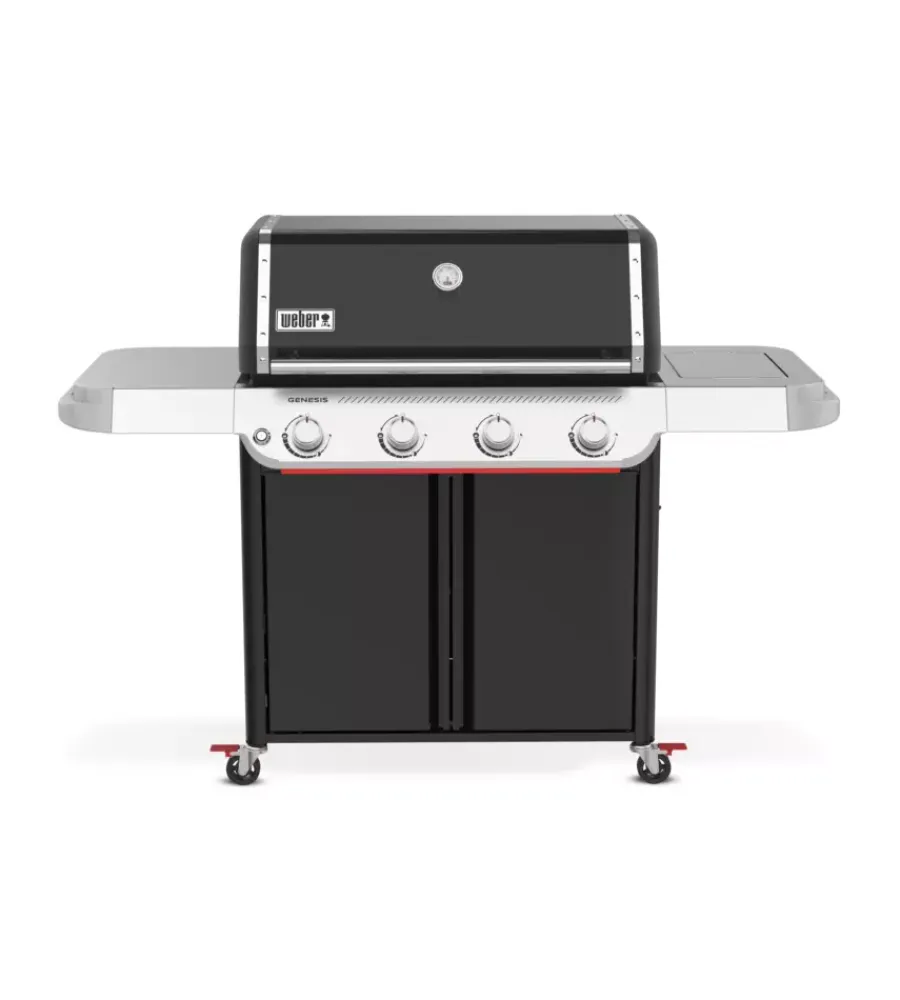 Weber Barbecue|Barbecue a gas "genesis e-415" nero 4 bruciatori