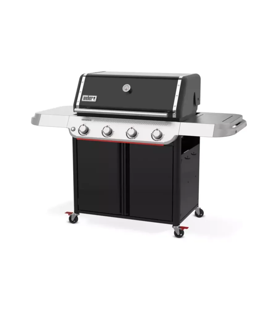 Weber Barbecue|Barbecue a gas "genesis e-415" nero 4 bruciatori