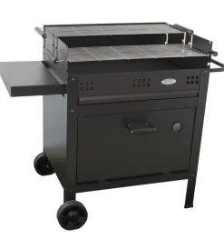 Barbecue- Barbecue a legna e carbone "etna v20" con forno pizza, 120x60x92 cm