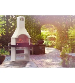 Sarom Fuoco Barbecue|Barbecue a legna o carbonella in cemento 