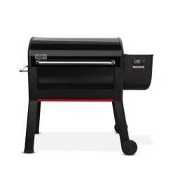 Barbecue-Weber Barbecue a pellet "smoque xl" nero con griglia 86x45 cm
