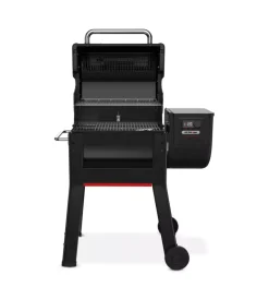 Sale Barbecue a pellet "smoque" nero con griglia 56x45 cm Barbecue