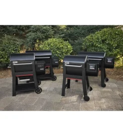 Weber Barbecue|Barbecue a pellet "searwood" nero con griglia 61x45 cm