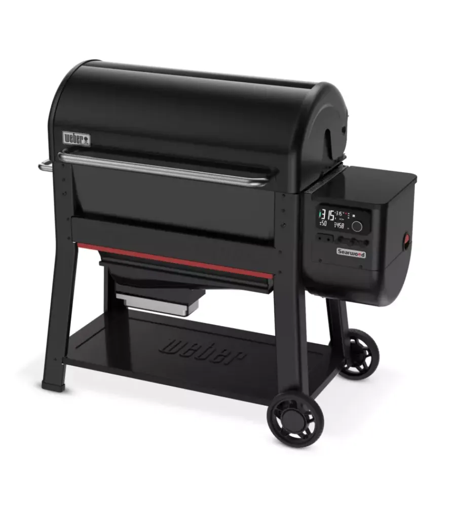 Weber Barbecue|Barbecue a pellet "searwood xl" nero con griglia 91x45 cm