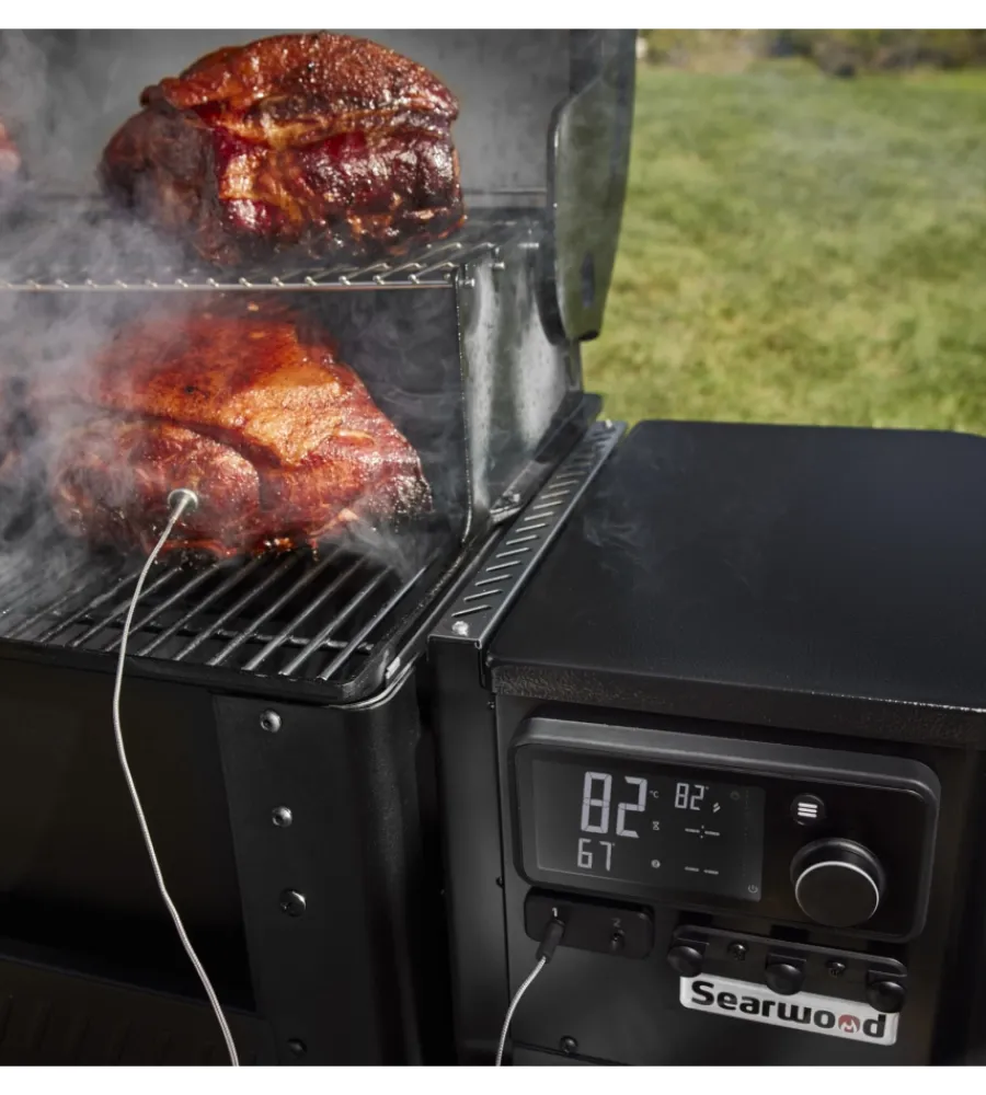 Weber Barbecue|Barbecue a pellet "searwood xl" nero con griglia 91x45 cm