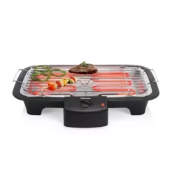 Barbecue- Barbecue elettrico da tavolo con griglia 37x21 cm