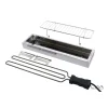 Hot Barbecue elettrico "ebbq"  in acciaio inox con griglia 66x14 cm Barbecue