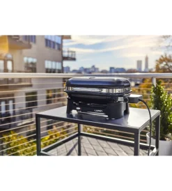 Weber Barbecue|Barbecue elettrico portatile "lumin compact" con griglia 49,5x23,5 cm