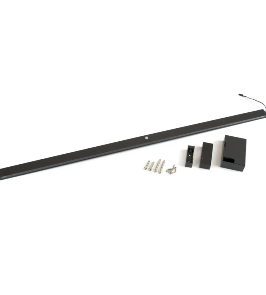 Armadi-Emuca Barra appendiabili per armadi regolabile 708-858 mm batteria rimovibil e sensore di movimento colore moka - .