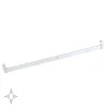 Armadi-Emuca Barra appendiabiti con luce led, 558-708 mm