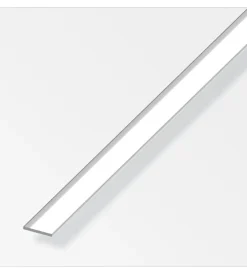 Ferramenta Per Mobili E Infissi-Alfer aluminium Barra piatta alluminio 20x2 bril - 1 metro.