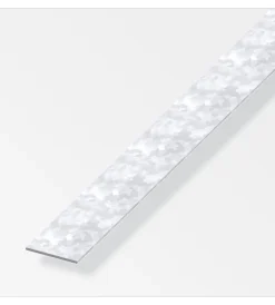 Clearance Barra piatta 35.5x1.5 acciaio zincato - 1 metro. Ferramenta Per Mobili E Infissi