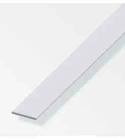 Alfer aluminium Ferramenta Per Mobili E Infissi|Barra piatta 60x3 alluminio arg - 1 metro.