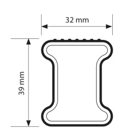 Nordrive Portaggio|Barra portatutto acciaio - 135 cm  n10005