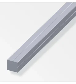 Discount Barra quadrata 11.5 alluminio naturale - 1 metro. Ferramenta Per Mobili E Infissi